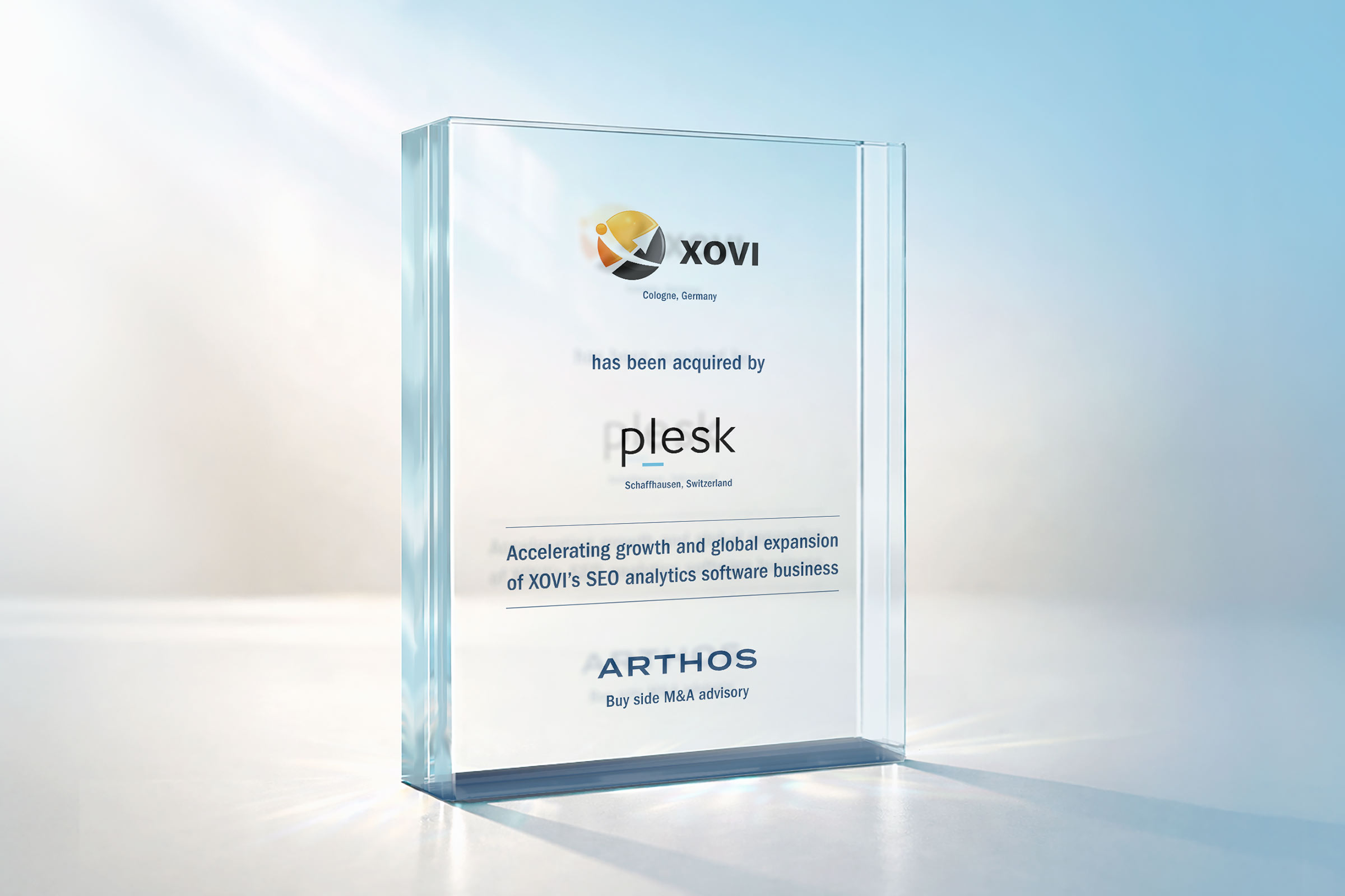 ARTHOS berät XOVI beim Verkauf an Plesk