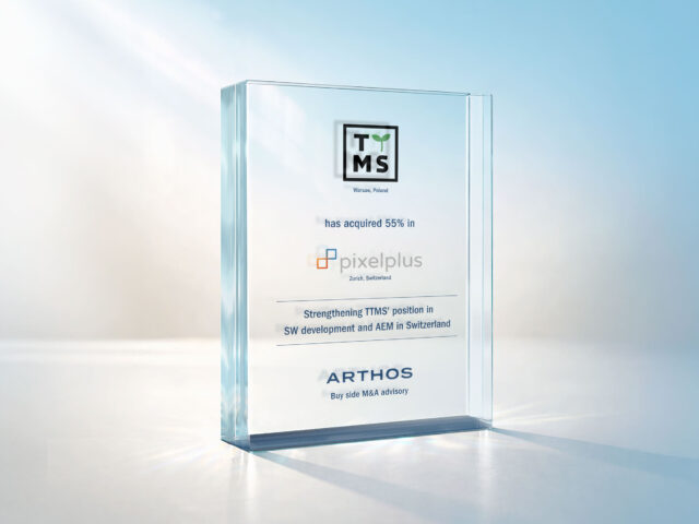 ARTHOS advises Transition Technologies MS on its acquisition of Pixel Plus