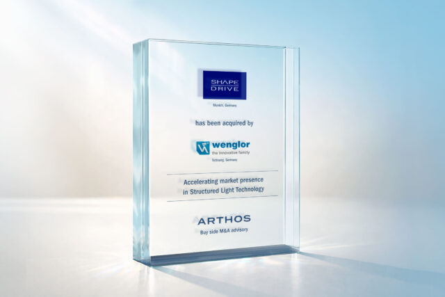 ARTHOS berät ShapeDrive beim Verkauf an wenglor sensoric